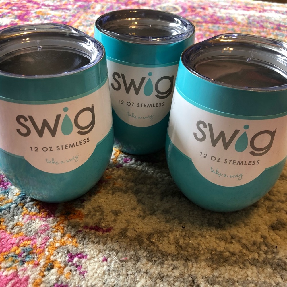 3 available BRAND NEW 12 oz stemless wine tumblers